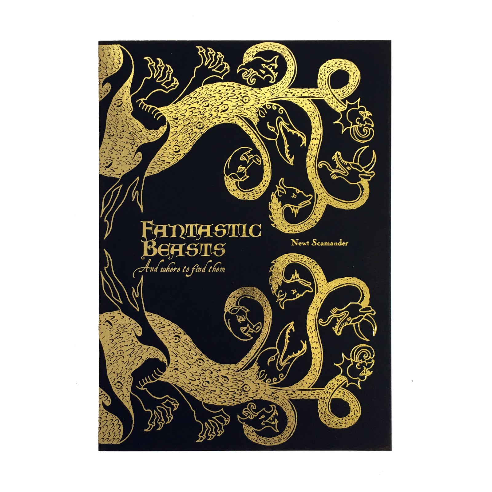 Fantastic Beasts and Where to Find Them Foiled Notecard