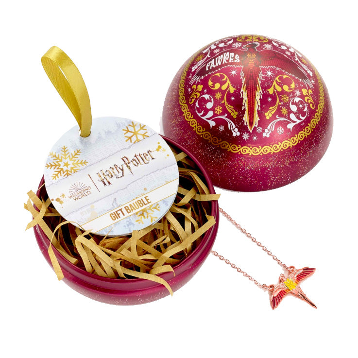 Fawkes Ornament with Fawkes Necklace