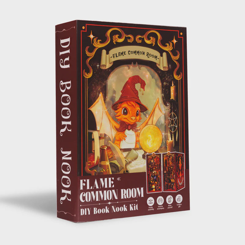 Flame Common Room DIY Book Nook Kit