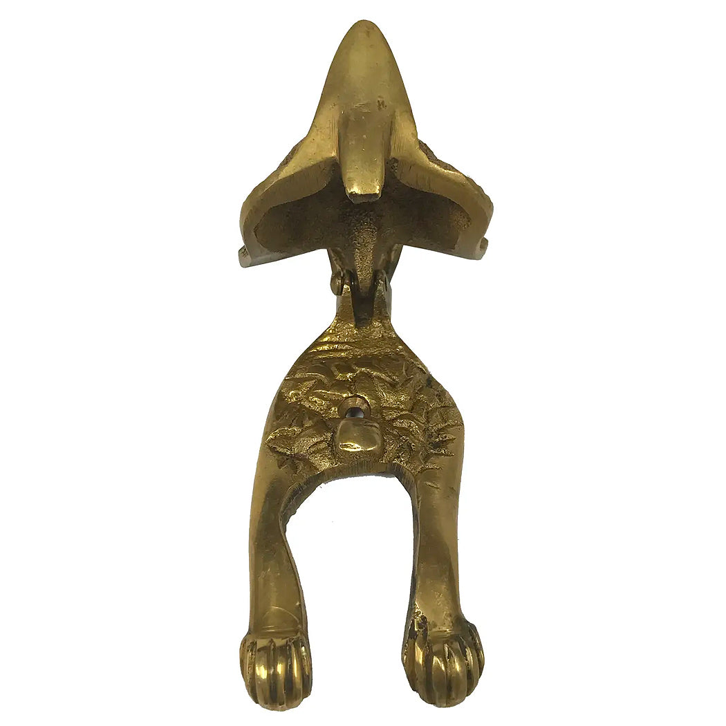 Antiqued Brass Fox Door Knocker