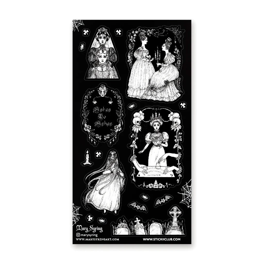 Ghostly Gothic Visions 2 Sticker Sheet