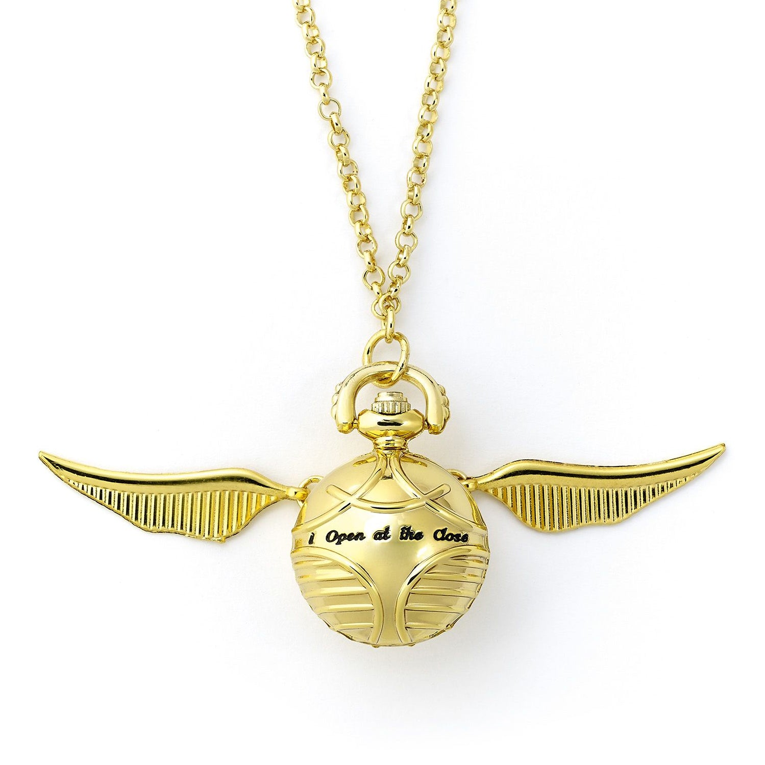 Golden Snitch Watch Necklace