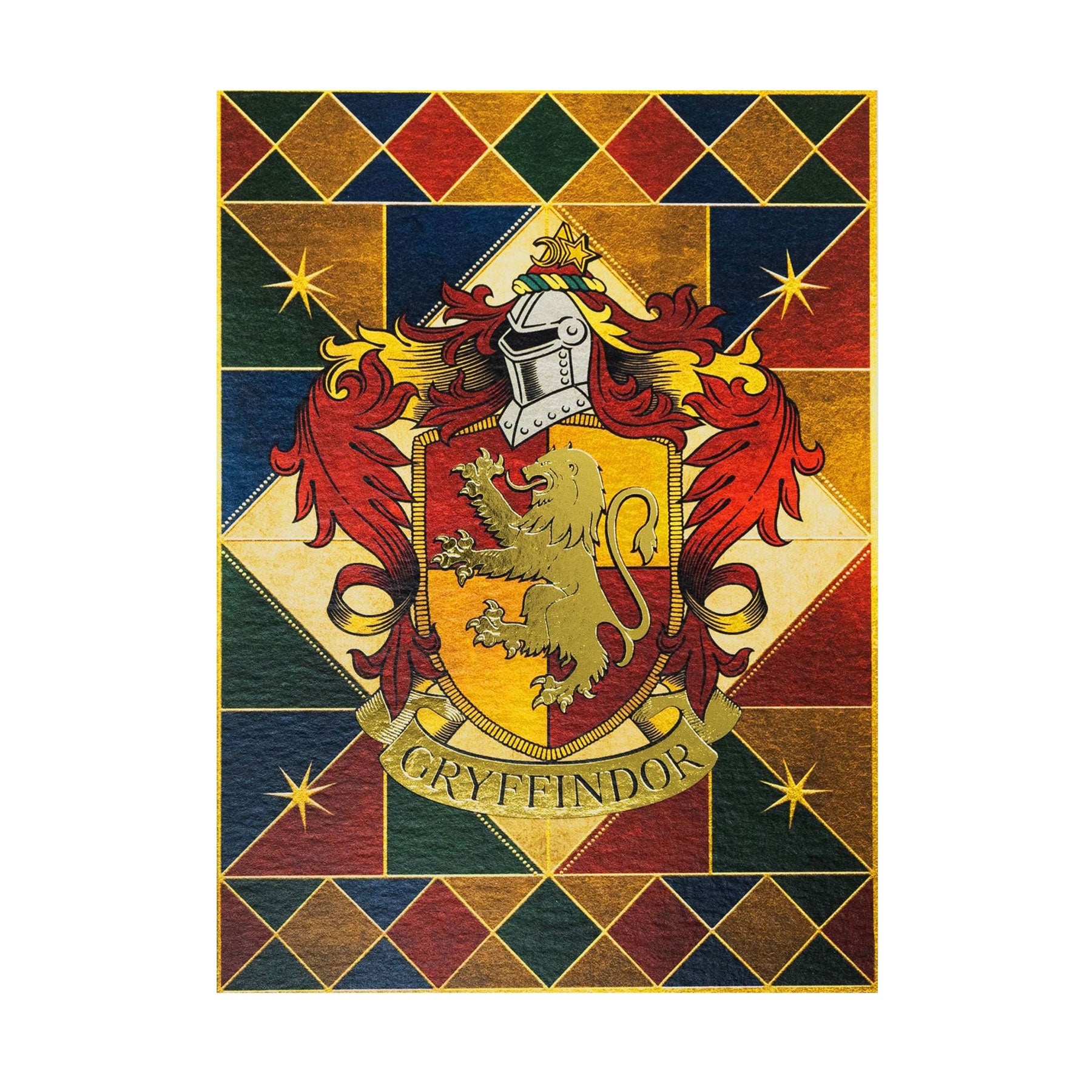 Gryffindor Crest Foiled Notecard