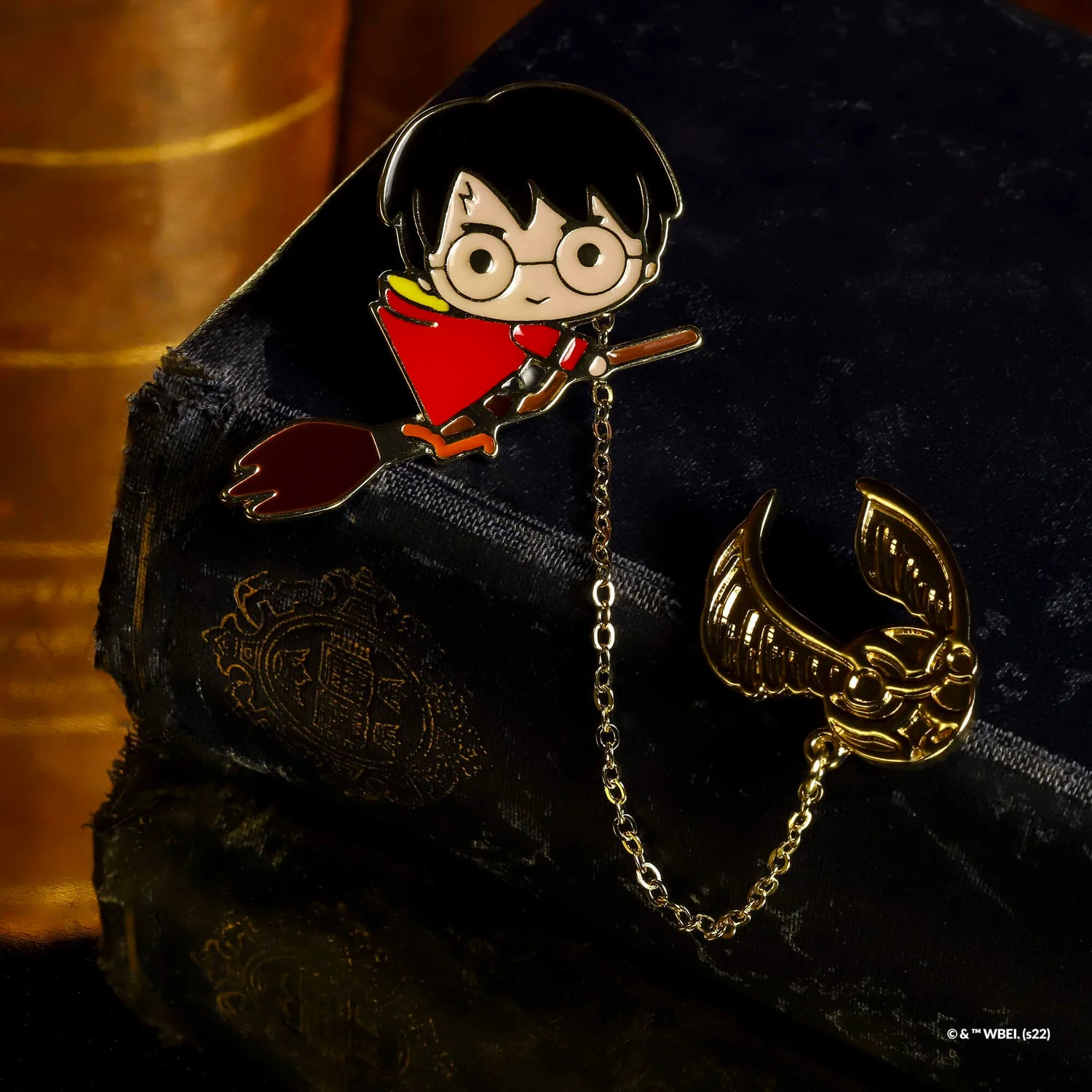 Harry Potter & Golden Snitch Enamel Pin