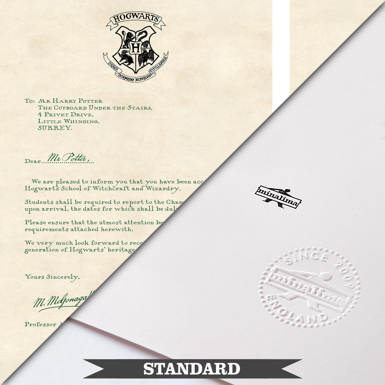 Harry Potter’s Hogwarts Acceptance Letter Limited Edition Art Print