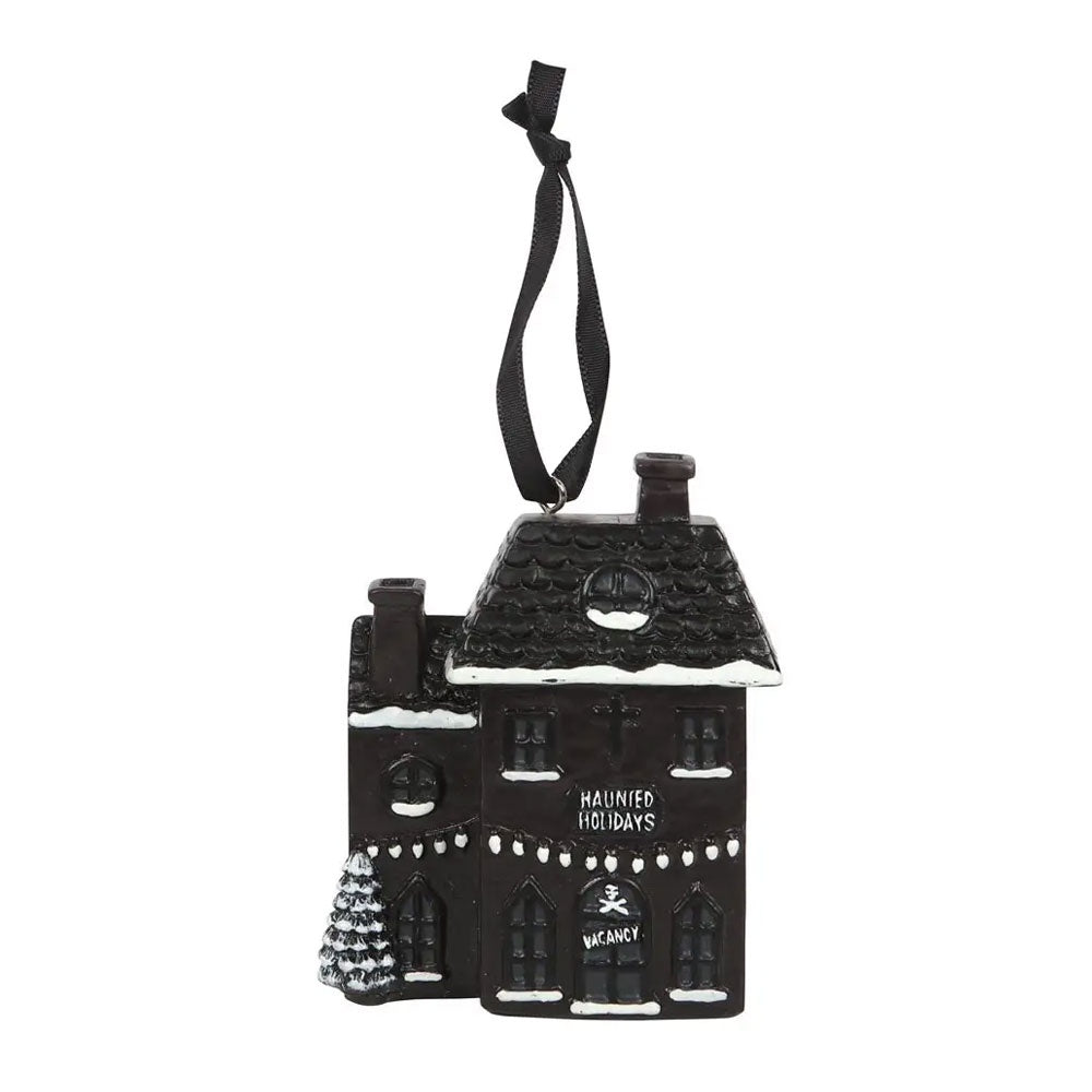Haunted Holiday House Ornament