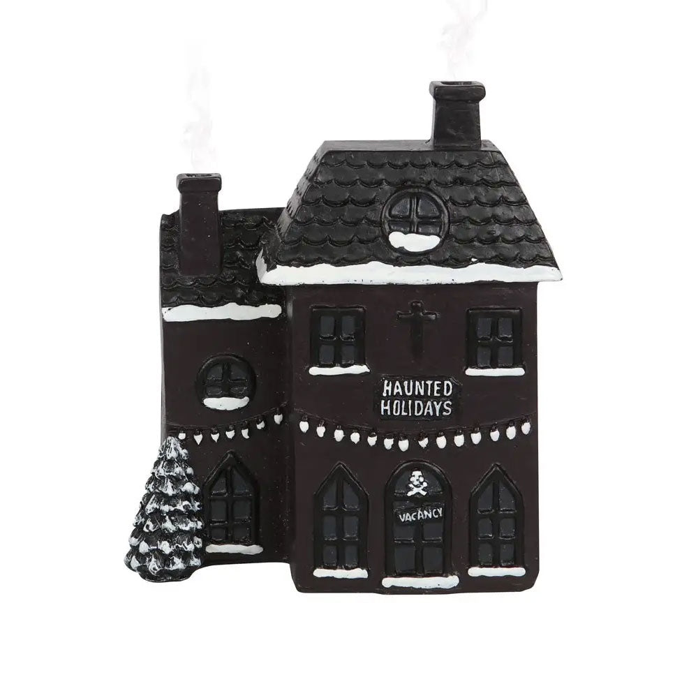 Haunted Holiday House Incense Cone Burner