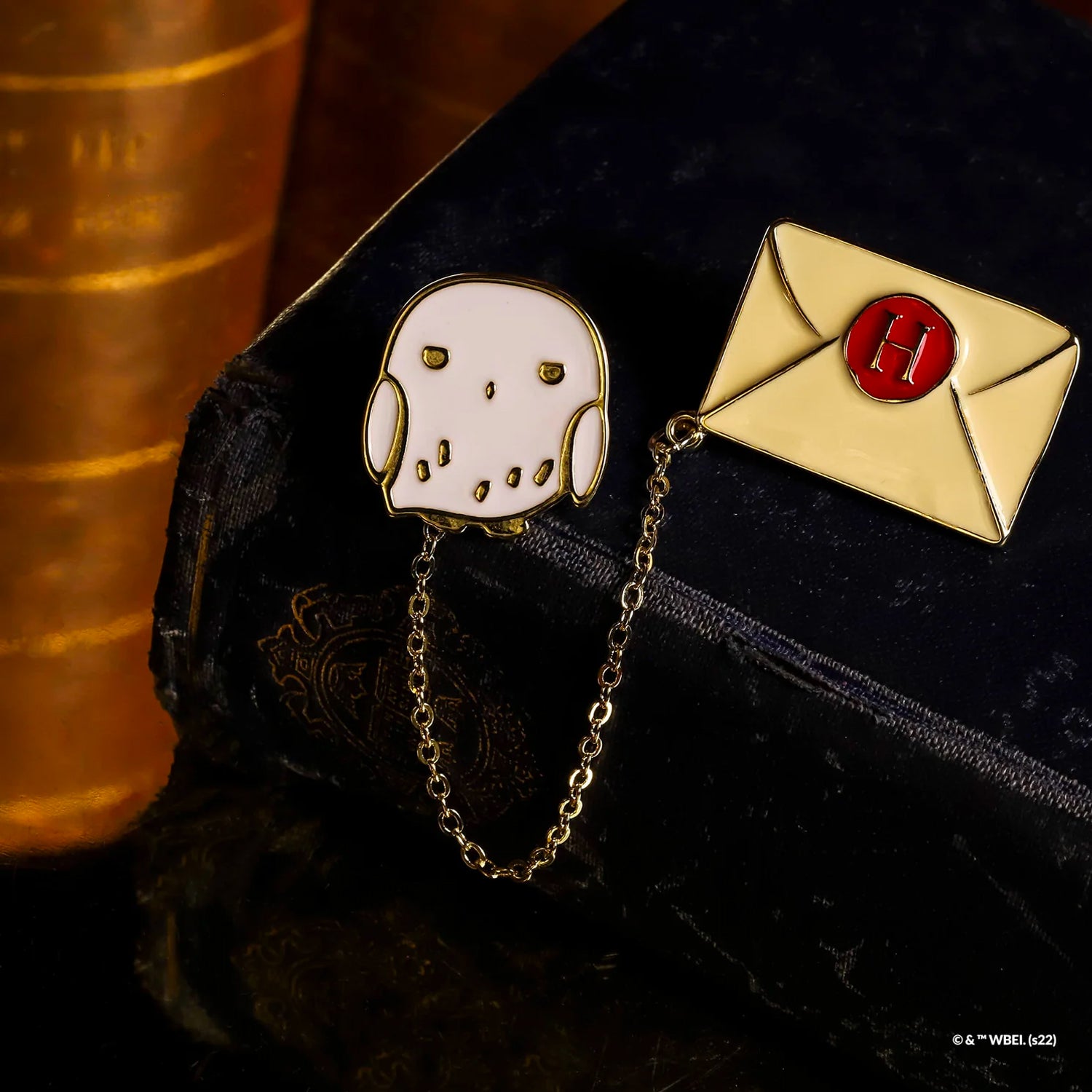 Hogwarts Letter & Hedwig Enamel Pin