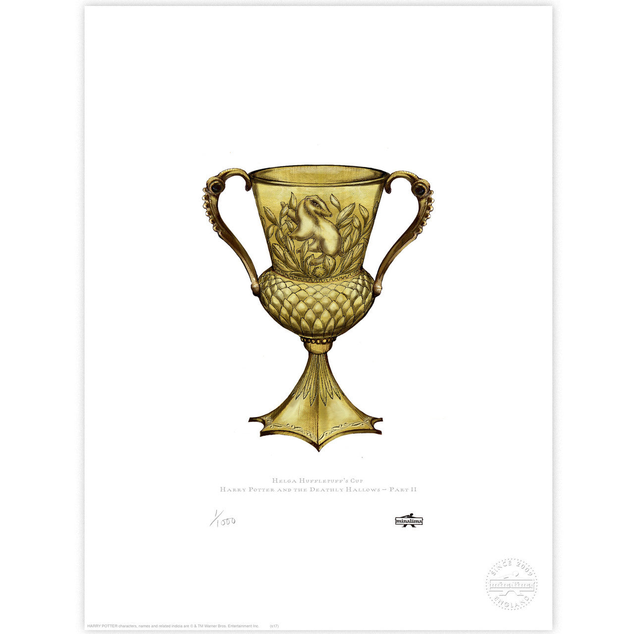 Helga Hufflepuff's Cup Limited Edition Art Print