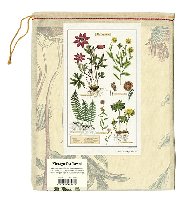Herbarium Tea Towel