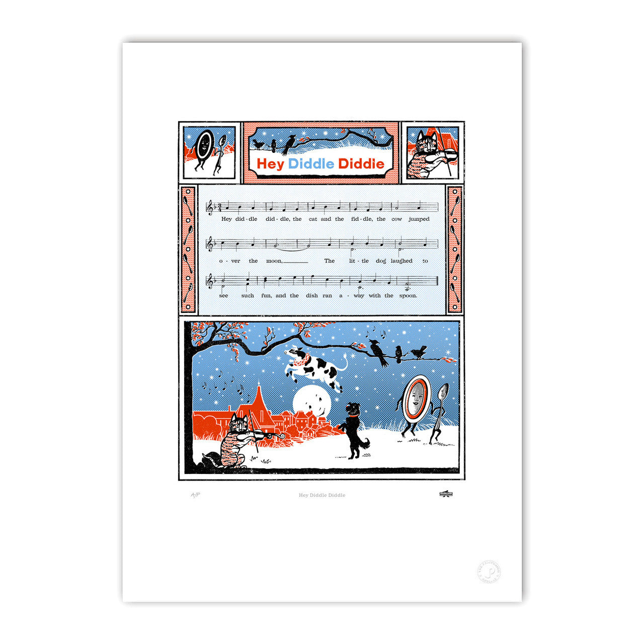 Hey Diddle Diddle Limited Edition Art Print