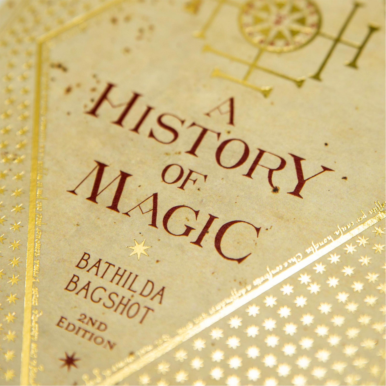 A History of Magic Foiled Notecard