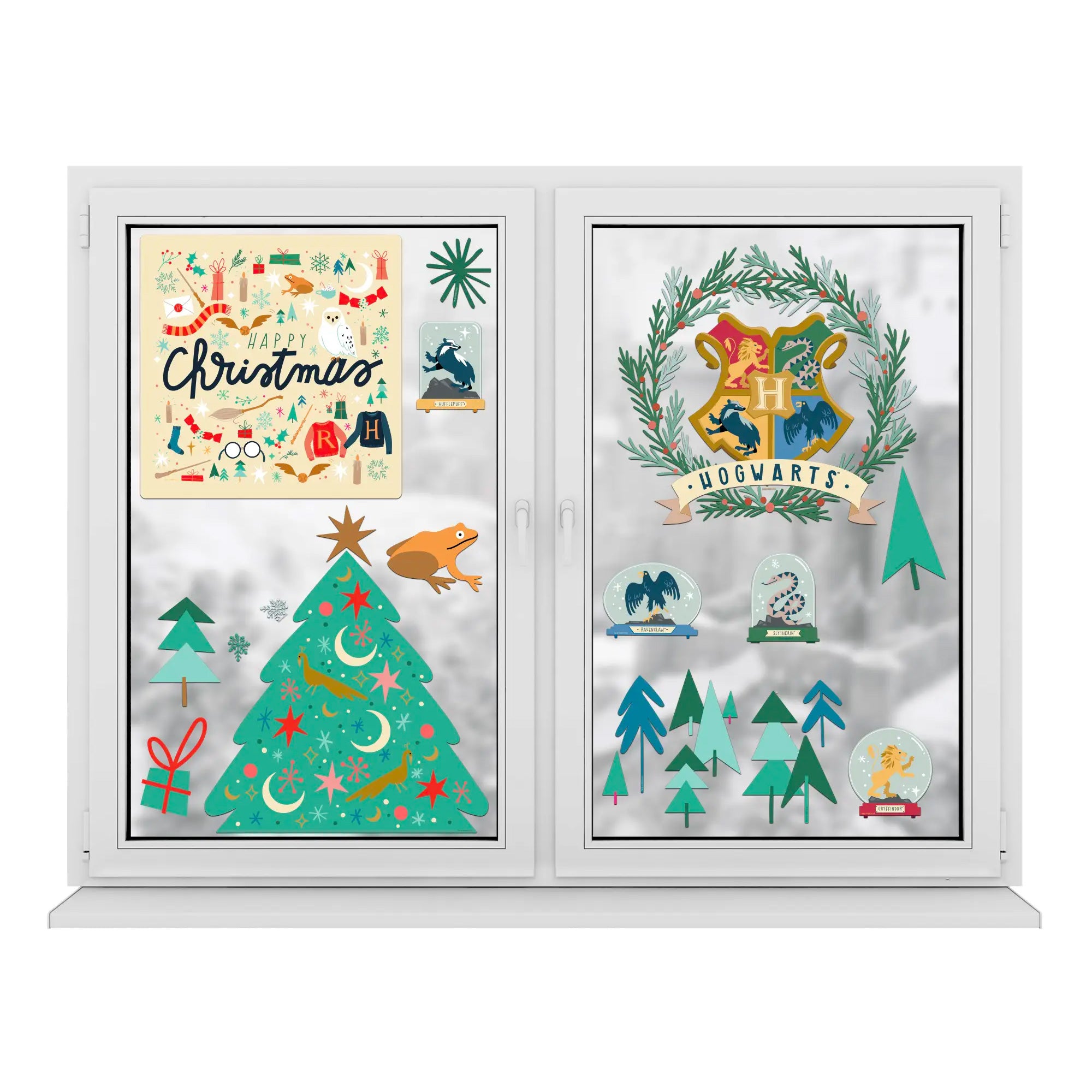 Holidays at Hogwarts Window Clings