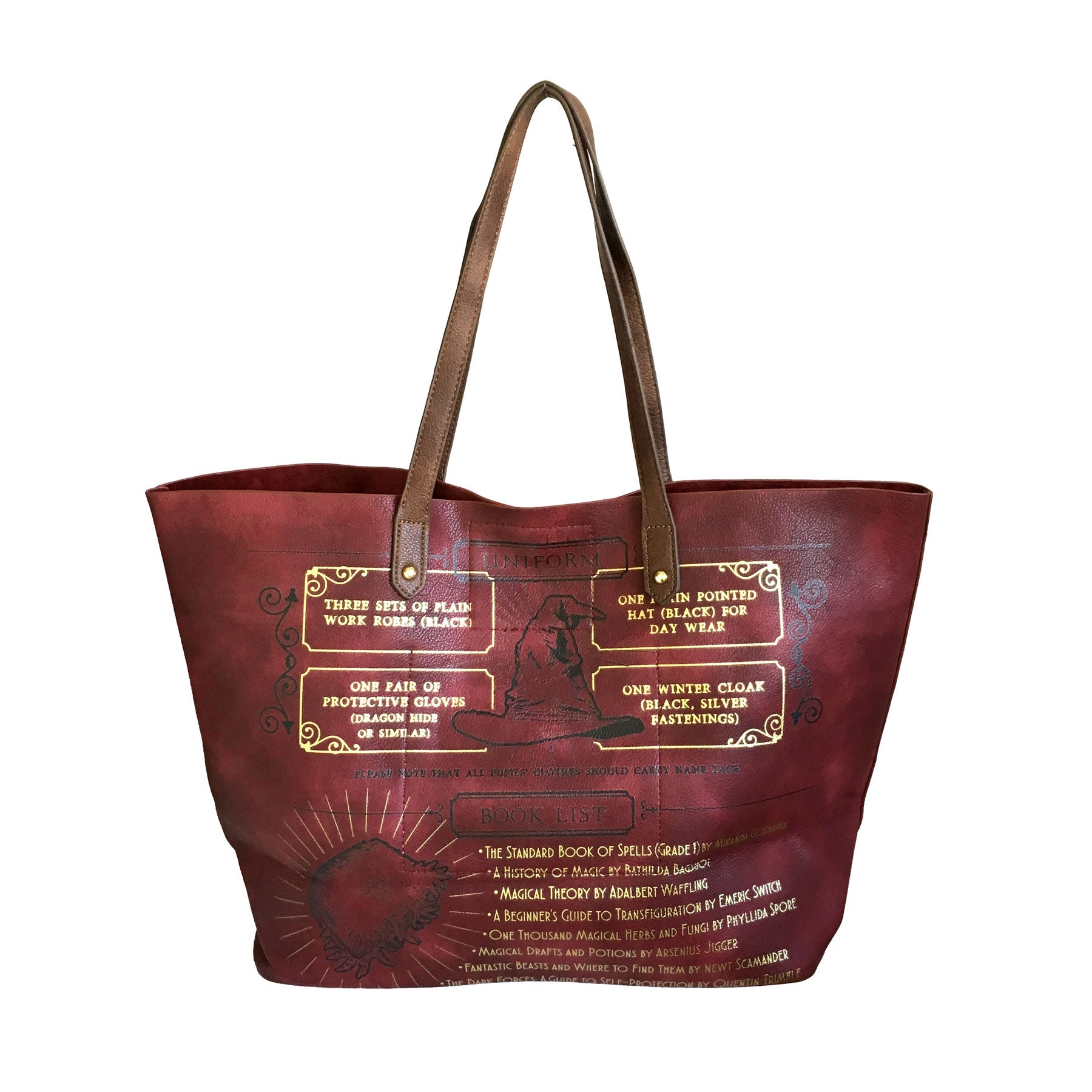 Hogwarts School List Tote Bag