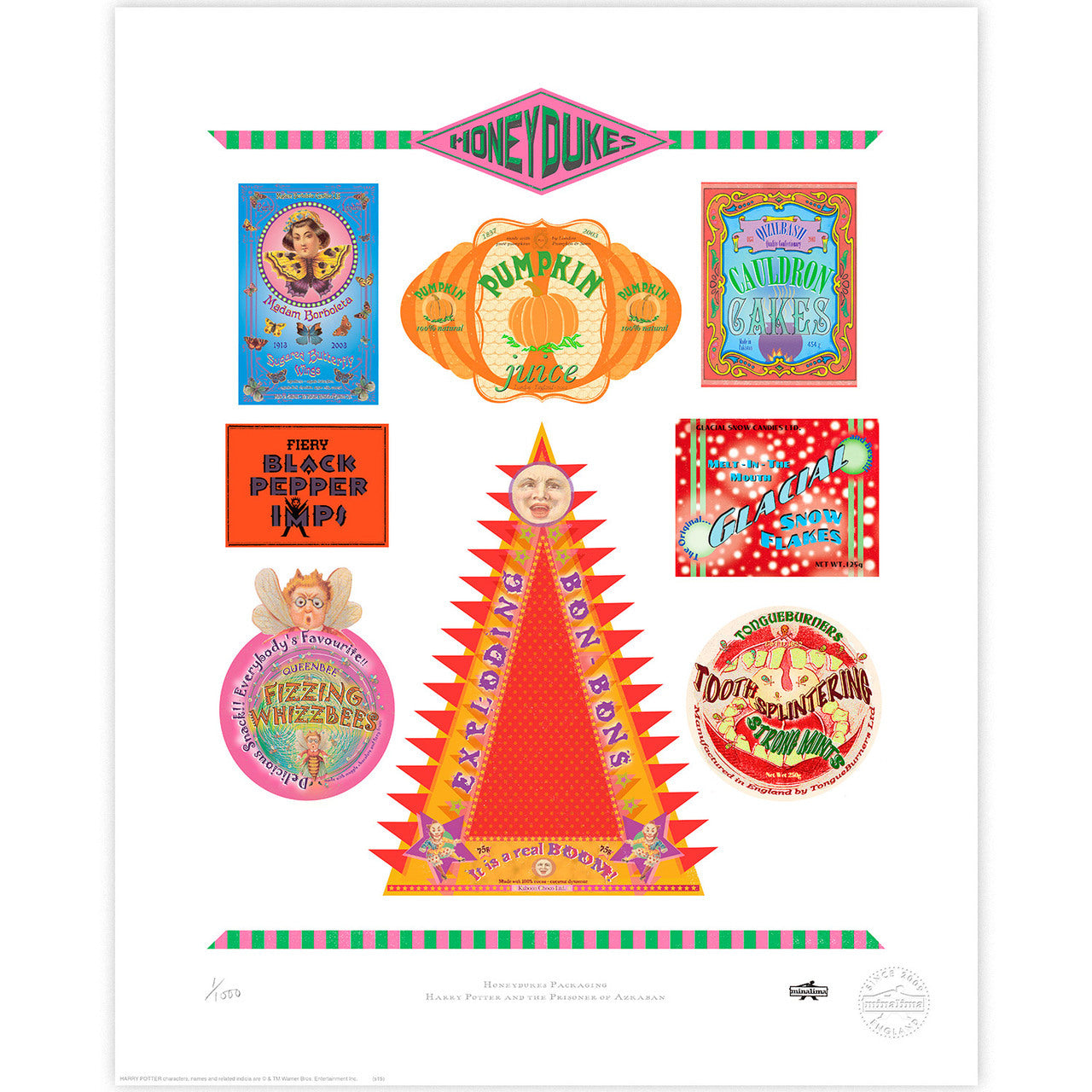 Honeydukes Packaging Limited Edition Art Print