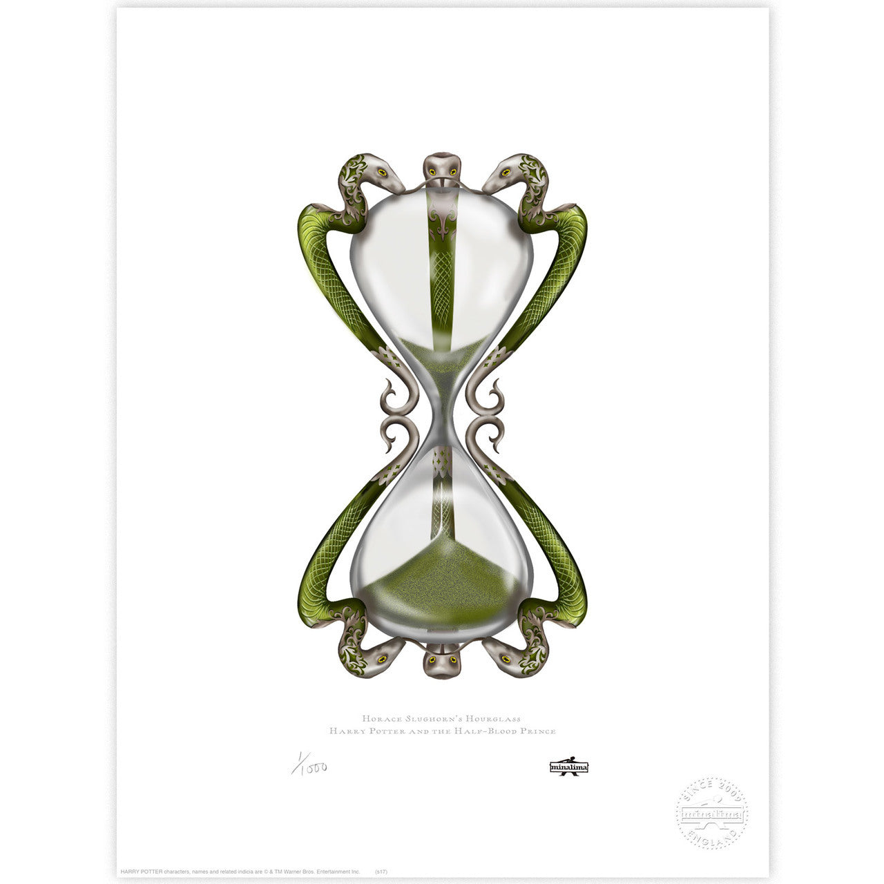 Horace Slughorn's Hourglass Limited Edition Art Print