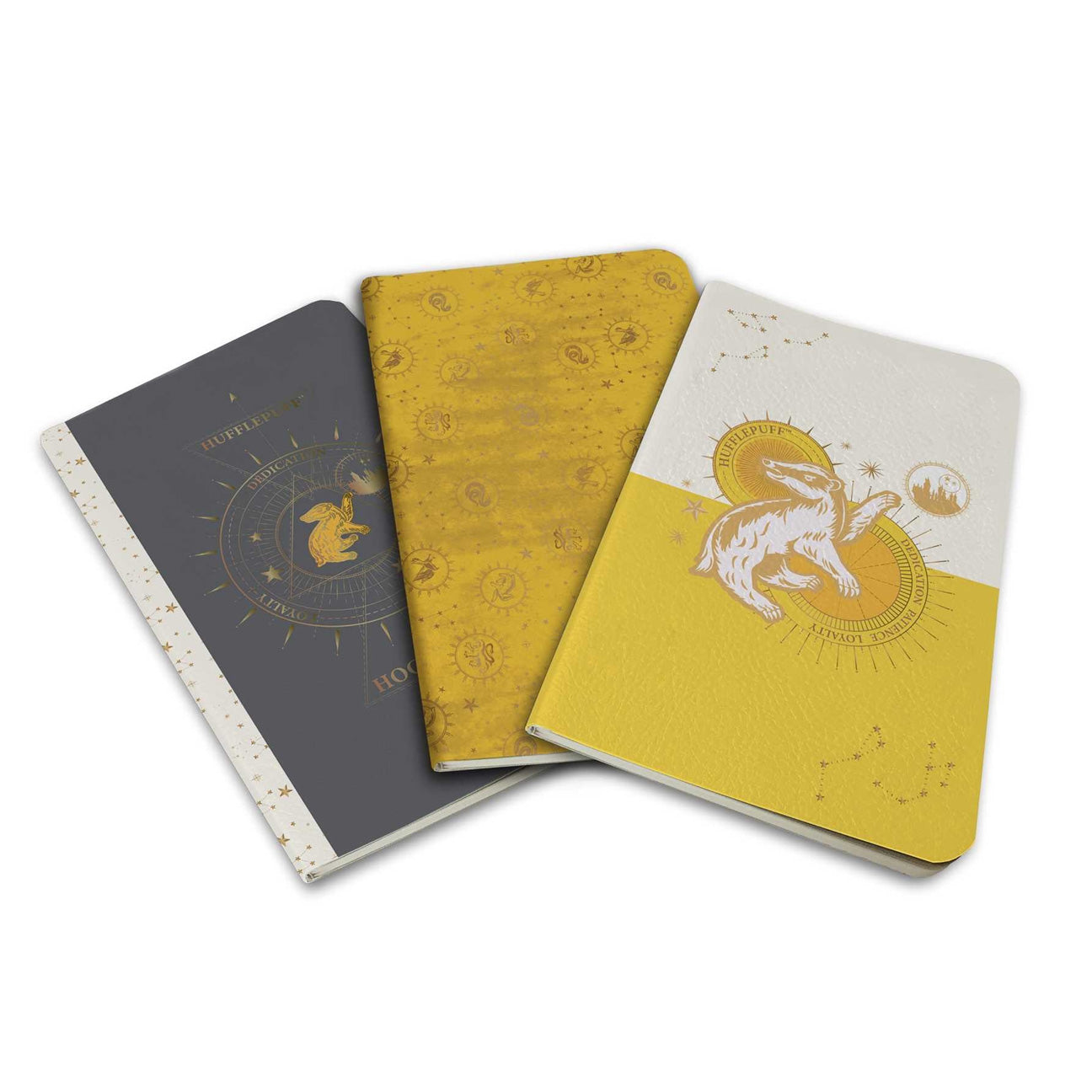 Hufflepuff Constellation Pocket Notebook Collection, Set of 3