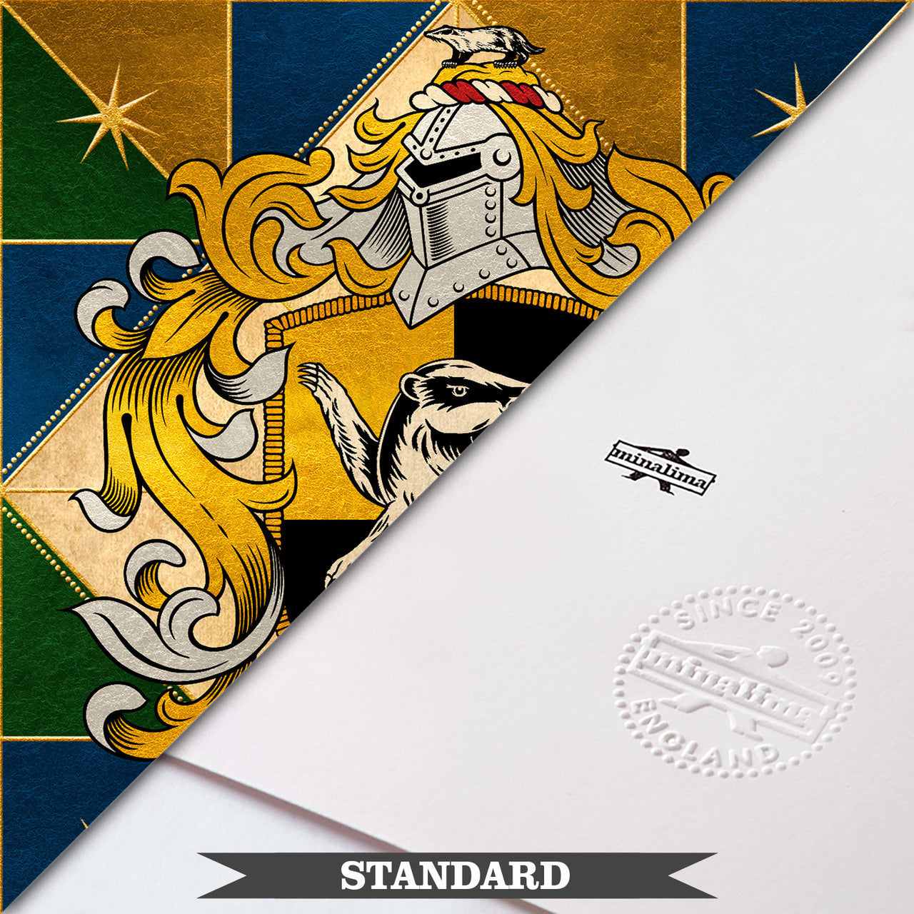 Hufflepuff House Crest Limited Edition Art Print