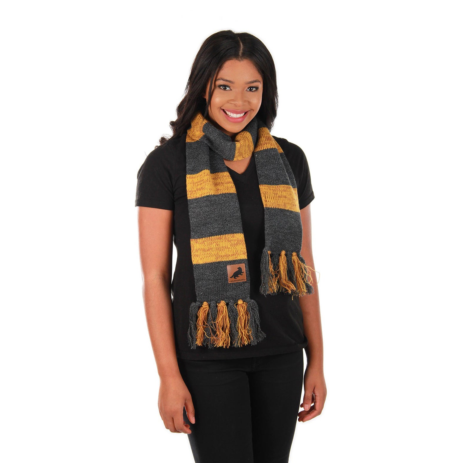 Hufflepuff Heathered Knit Scarf