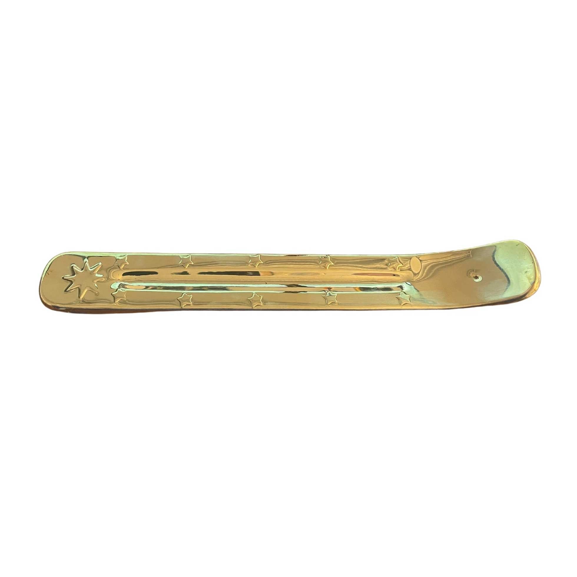 Stars Brass Incense Holder