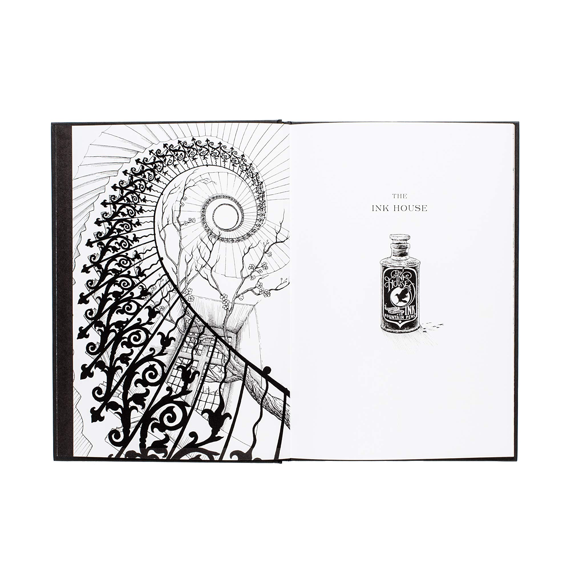 The Ink House: A Gothic Mansion Colouring Book