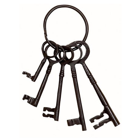 Cast Iron Keys on Ring