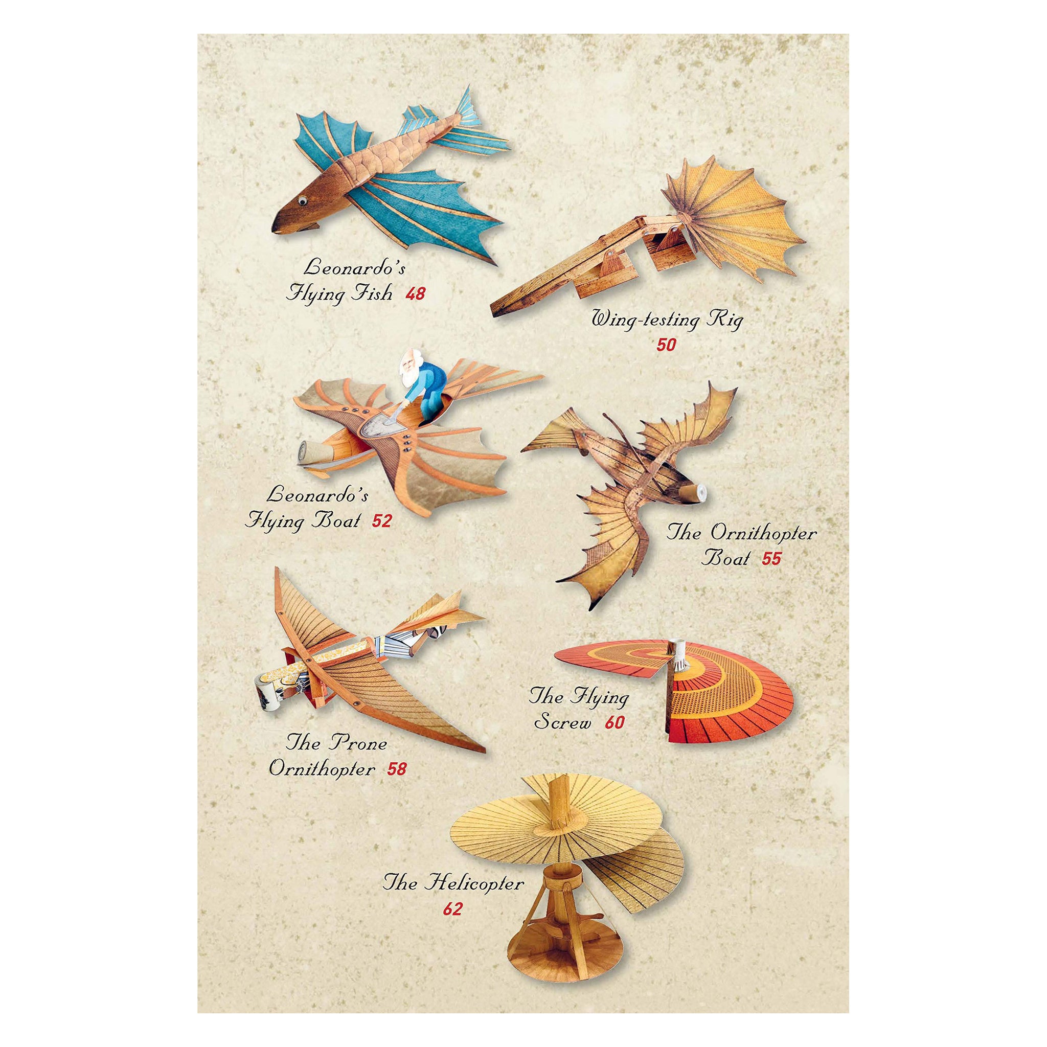 Leonardo da Vinci's Flying Machines Kit