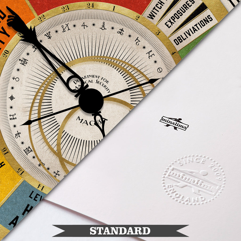 Magical Exposure Threat Level Clock Limited Edition Art Print – Curiosa ...