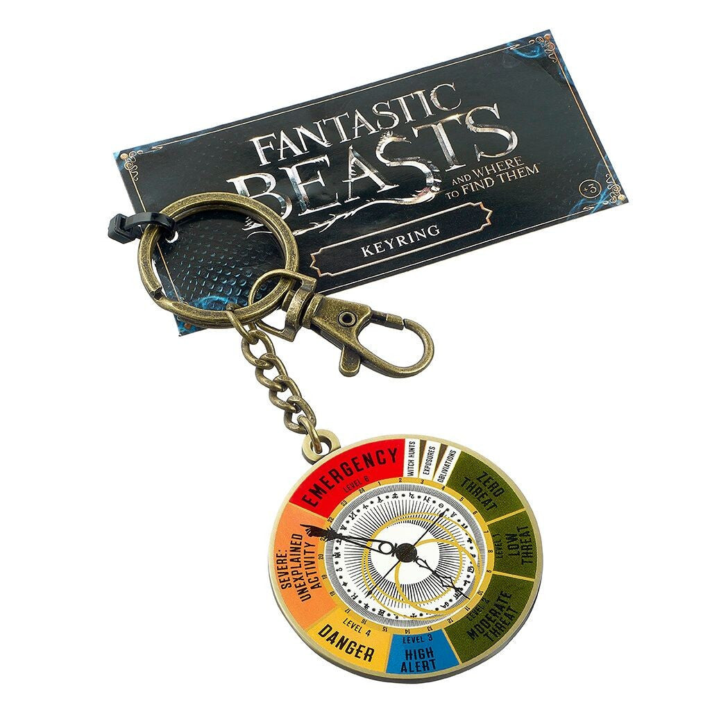 Magical Exposure Threat Level Dial Key Ring