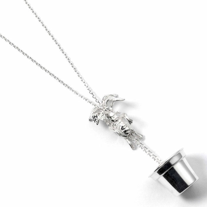 Sterling Silver Mandrake Charm Necklace