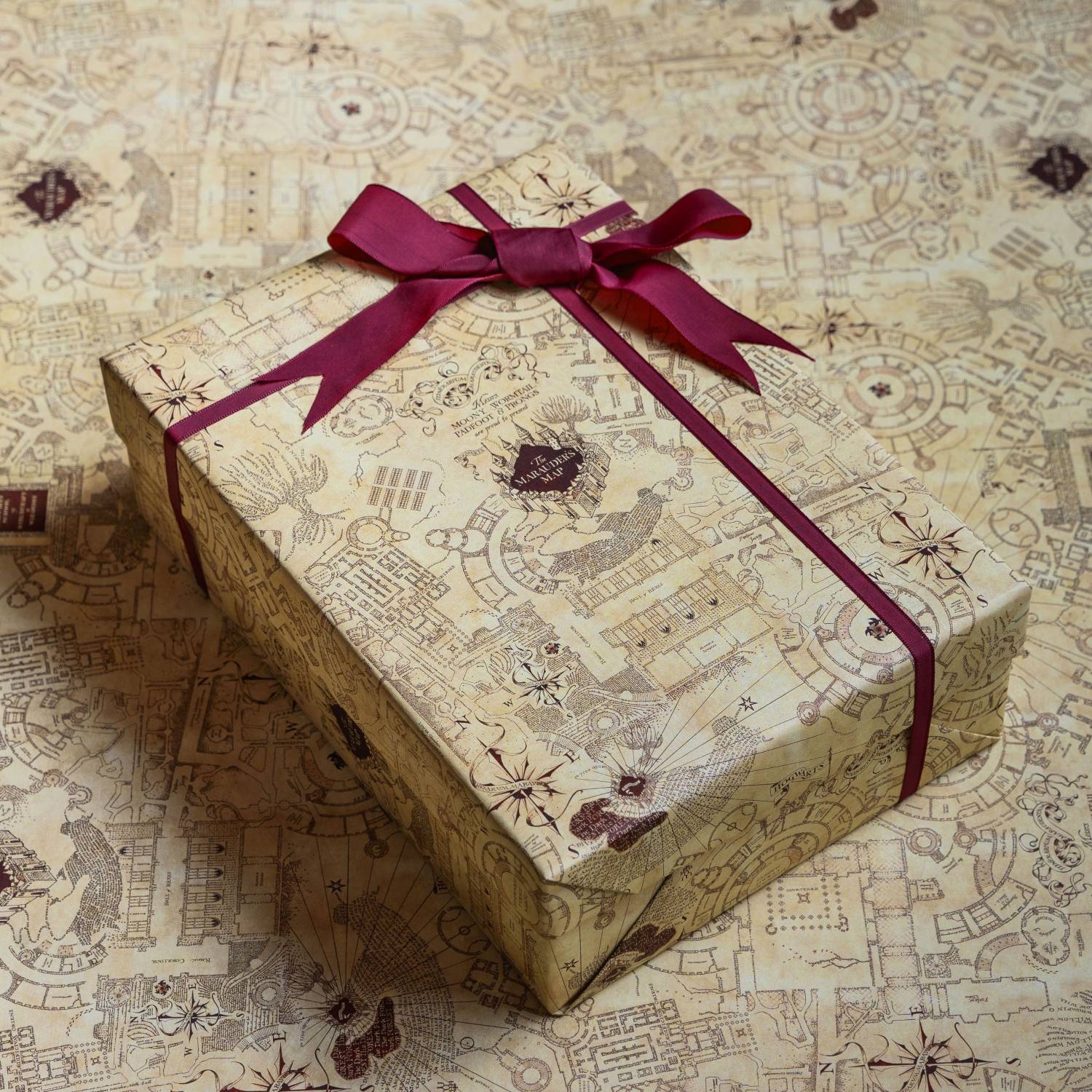 The Marauder's Map Gift Wrap
