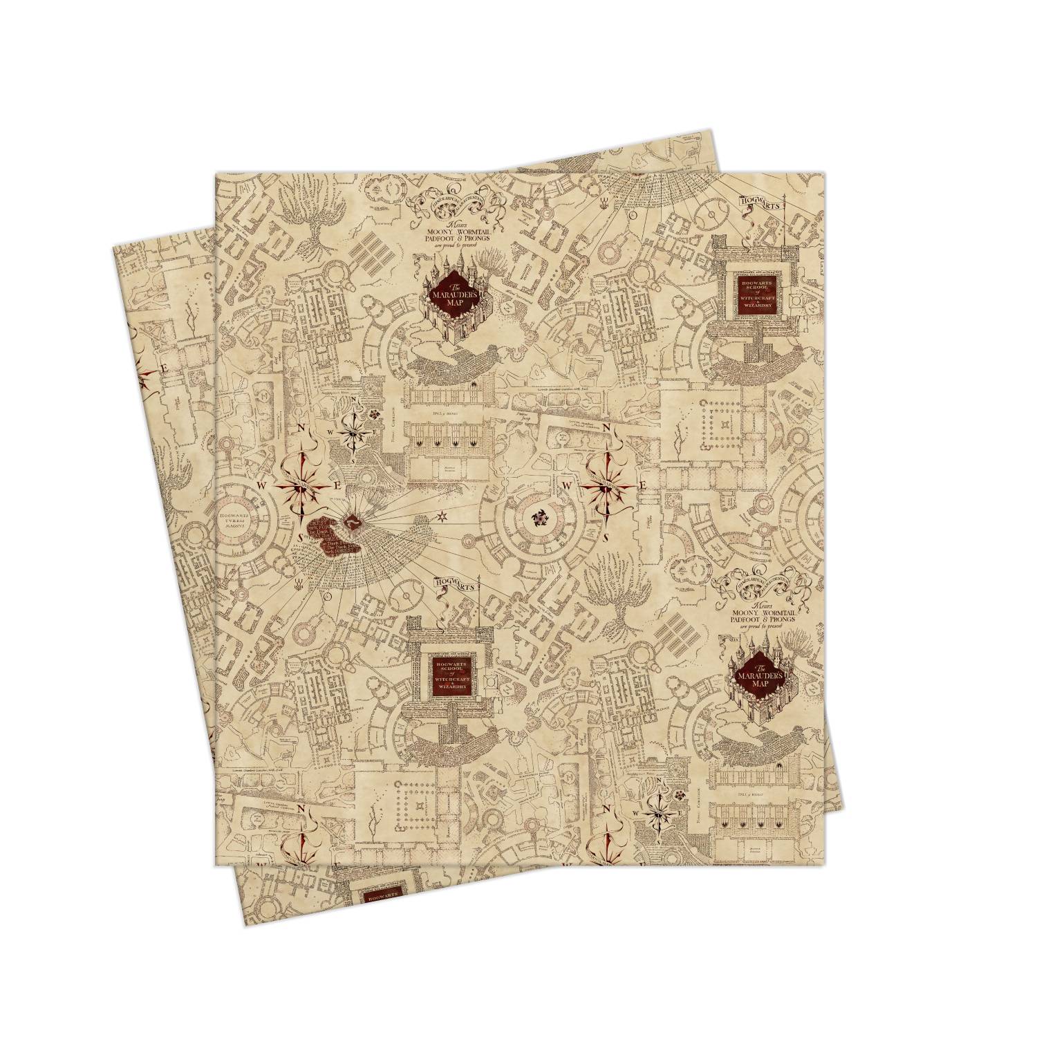 The Marauder's Map Gift Wrap