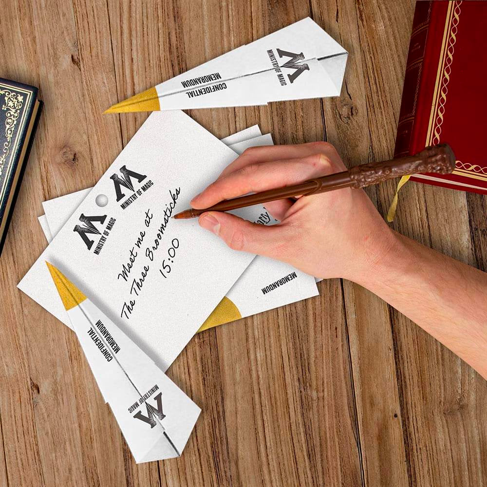 Interdepartmental Memo & Wand Pen Set