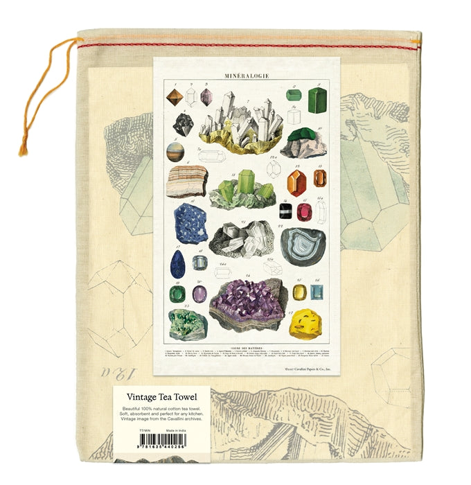 Mineralogy Tea Towel