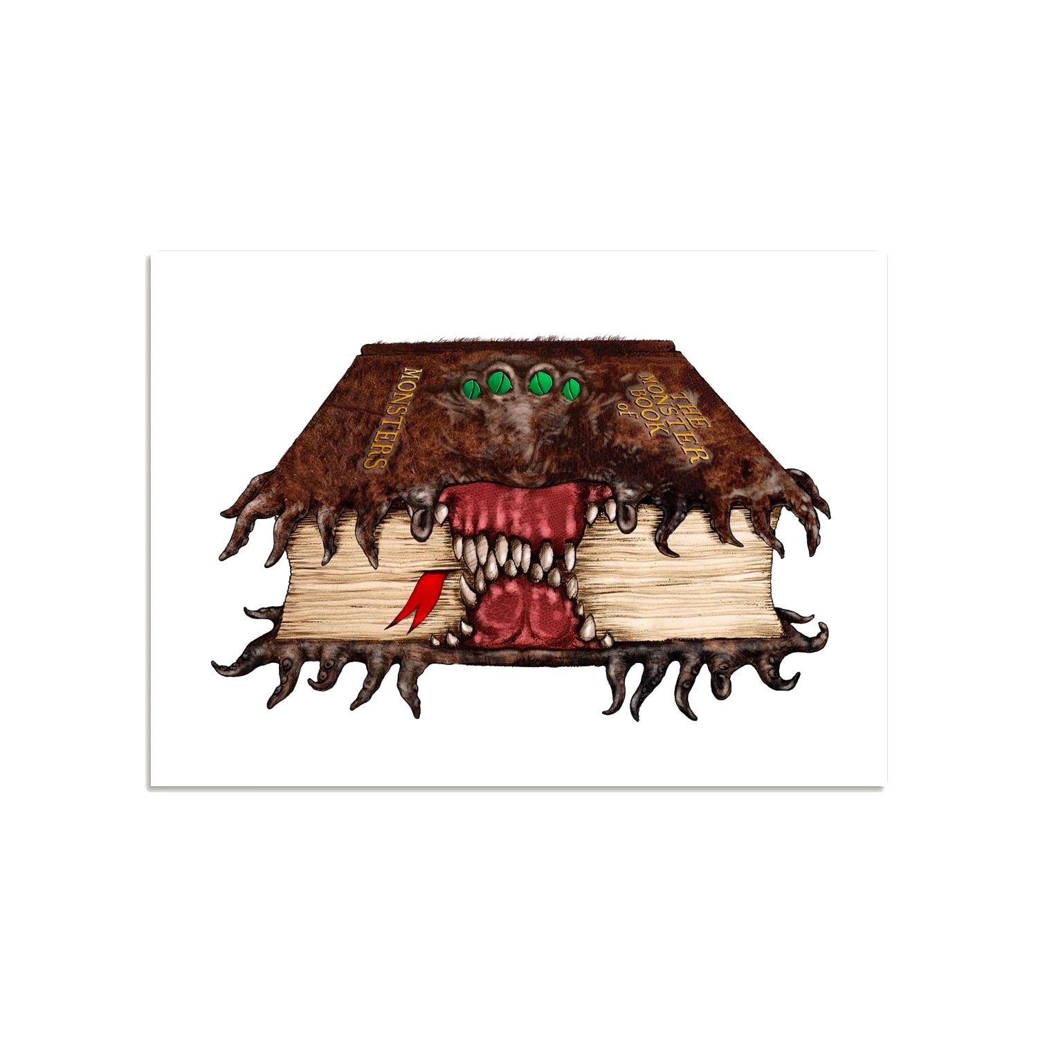 monster of monsters Monster Book of Monsters Postcard – Curiosa