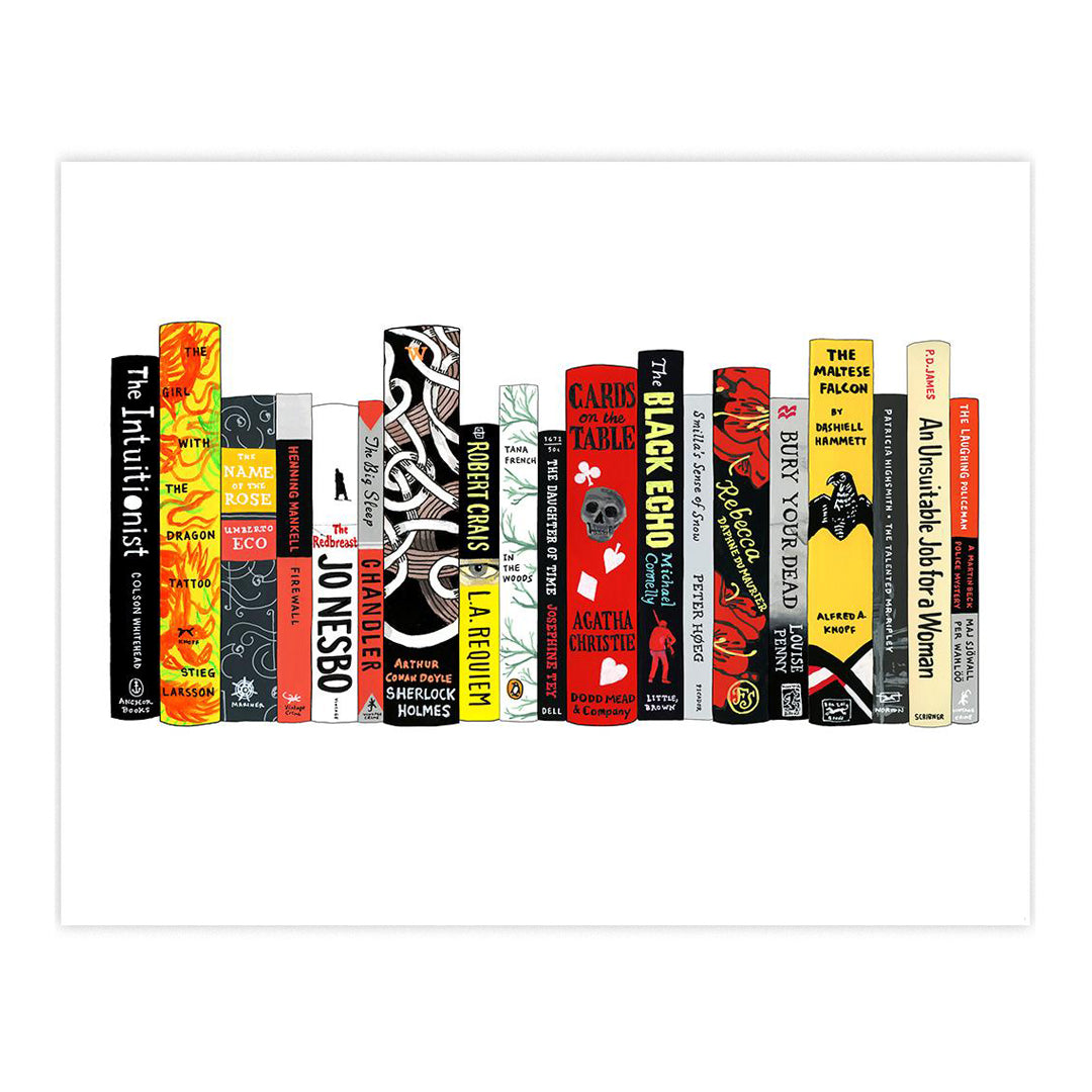 Ideal Bookshelf Art Print - Mysteries