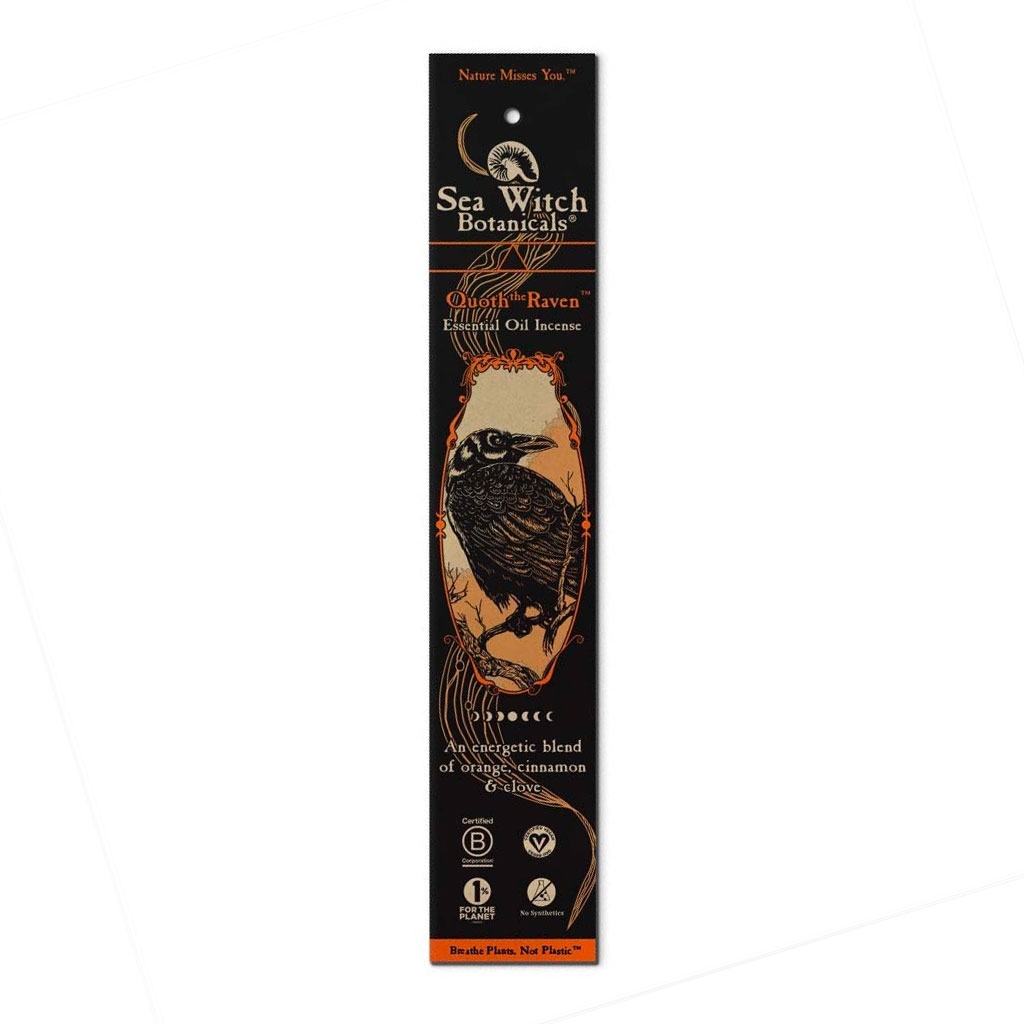 Quoth the Raven All-Natural Incense (Orange & Spice)