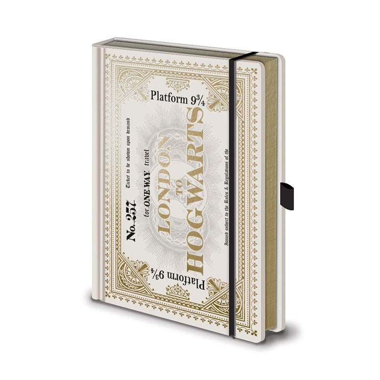 Hogwarts Express Ticket Notebook