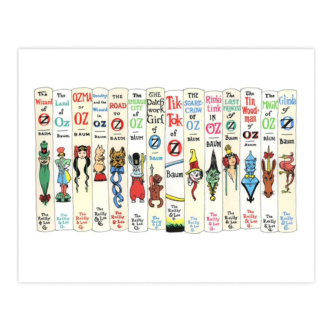 Ideal Bookshelf  Art Print - Oz