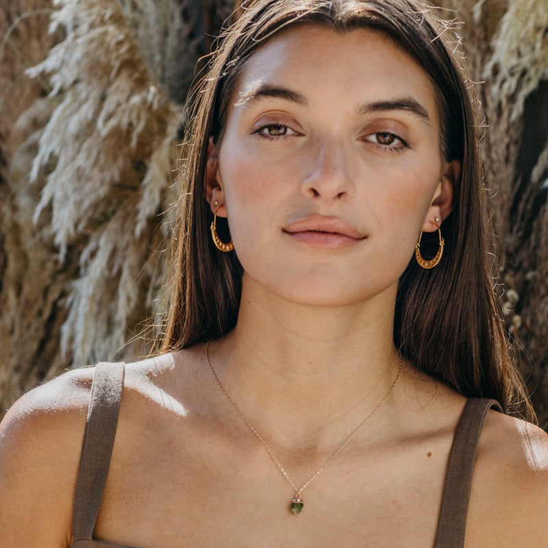 Phases of the Moon Crescent Earrings