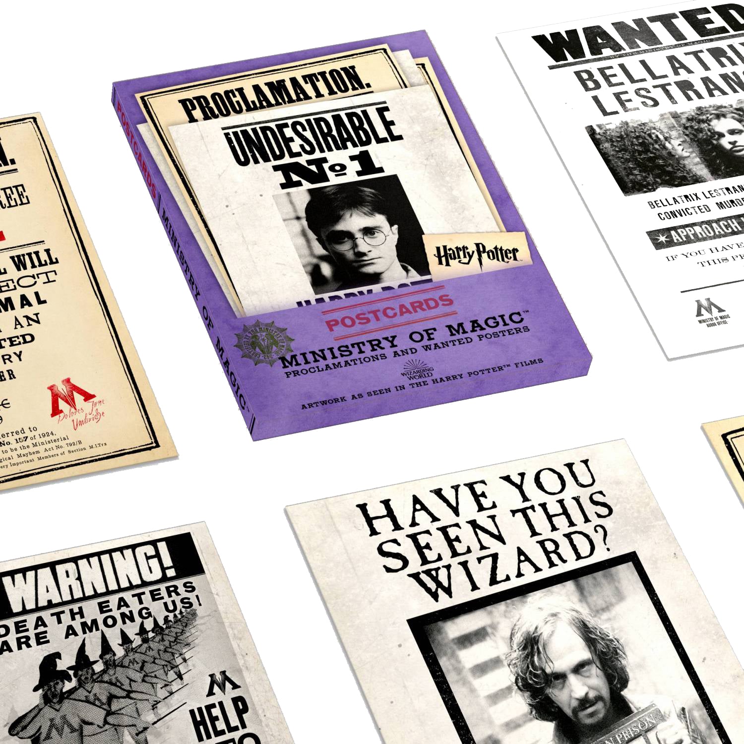Ministry of Magic Postcards - Proclamations & Wanted Posters Series