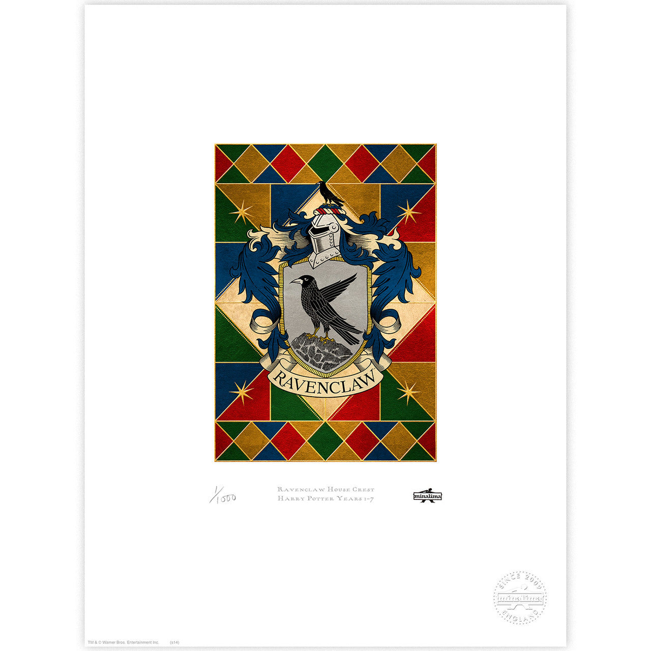Ravenclaw House Crest Limited Edition Art Print
