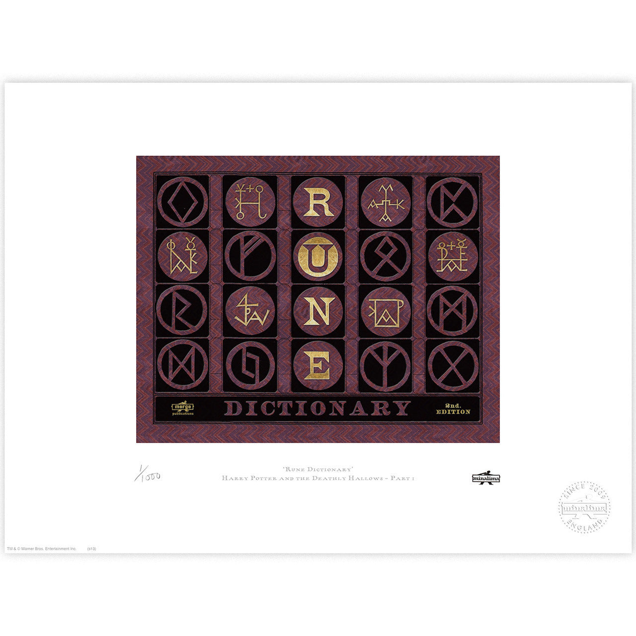 Rune Dictionary Limited Edition Art Print