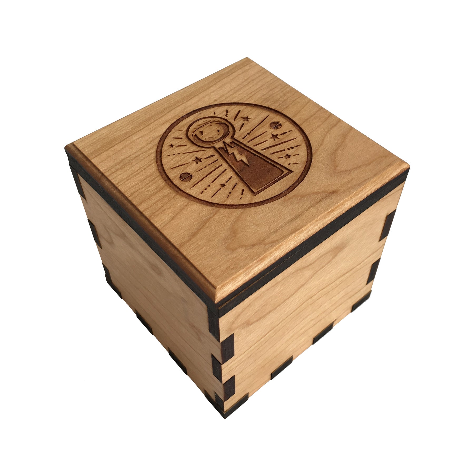 Deluxe handmade wooden stash box