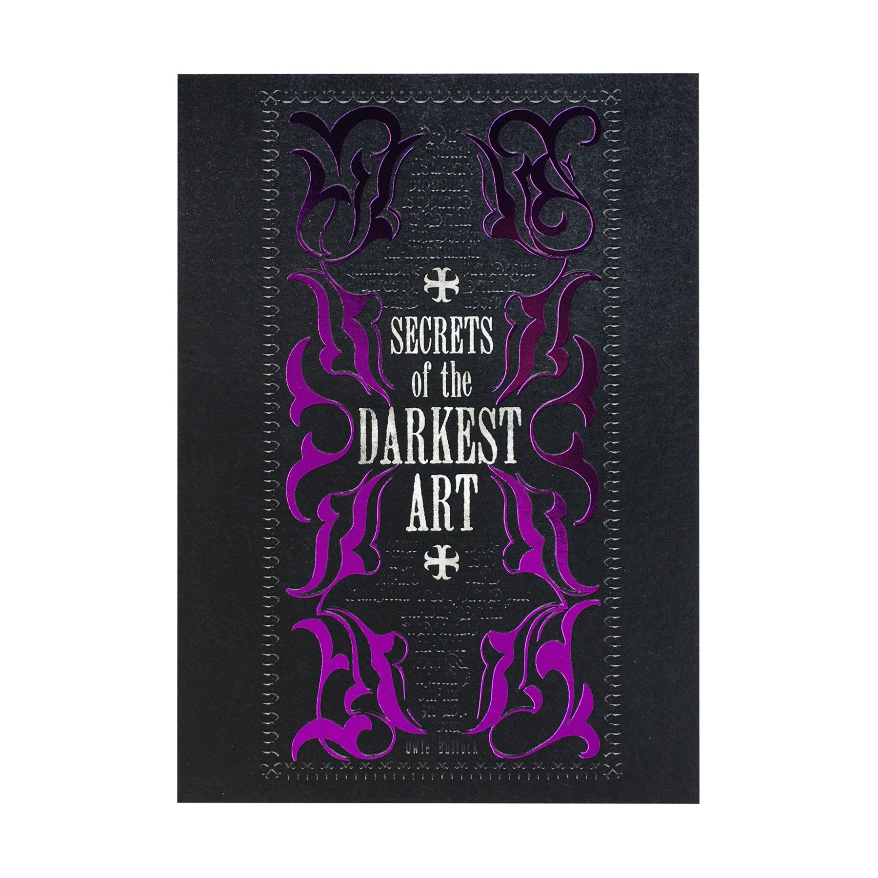 Secrets of The Darkest Art Foiled Notecard