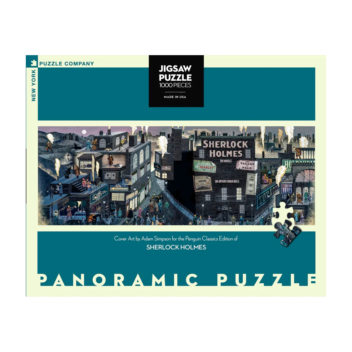 Sherlock Holmes Panoramic 1000-piece Puzzle