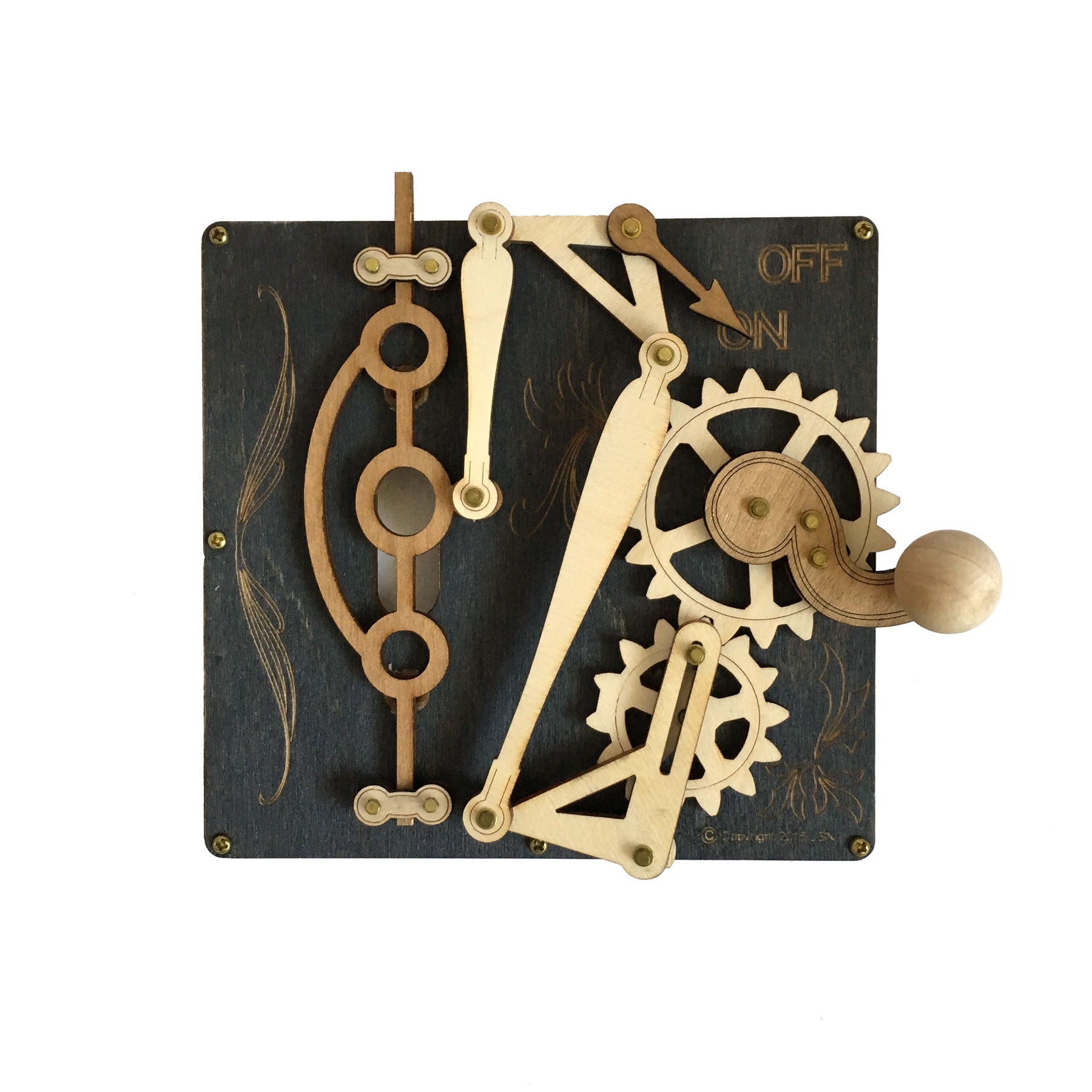 Single Levered Light Switch Plate