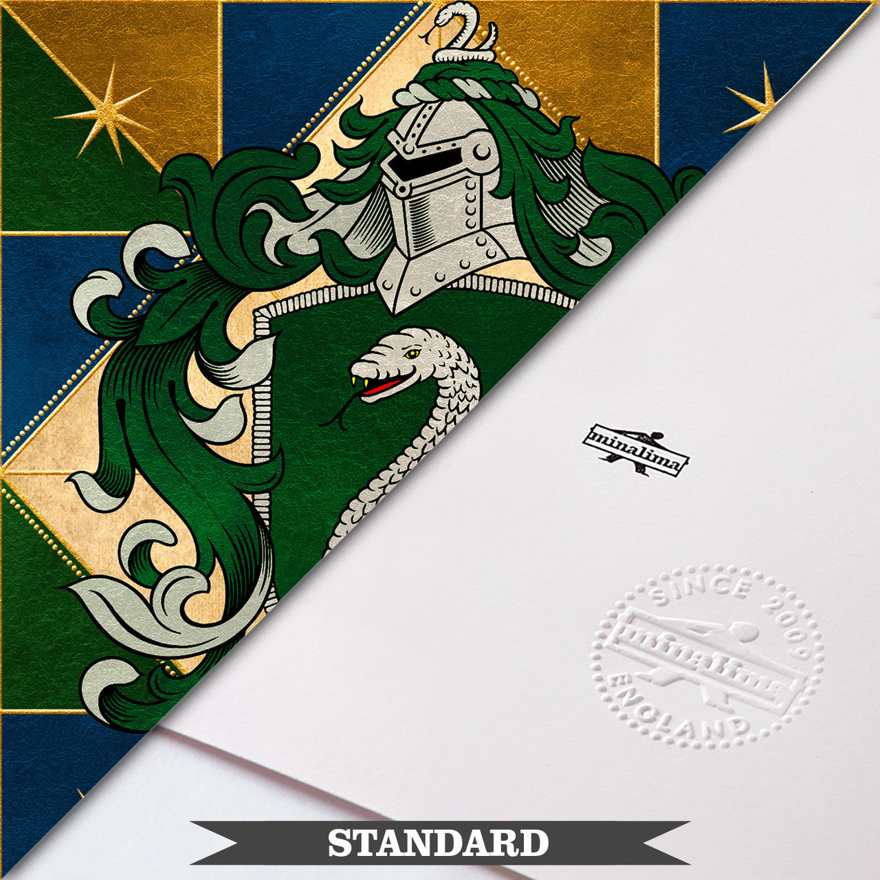 Slytherin House Crest Limited Edition Art Print