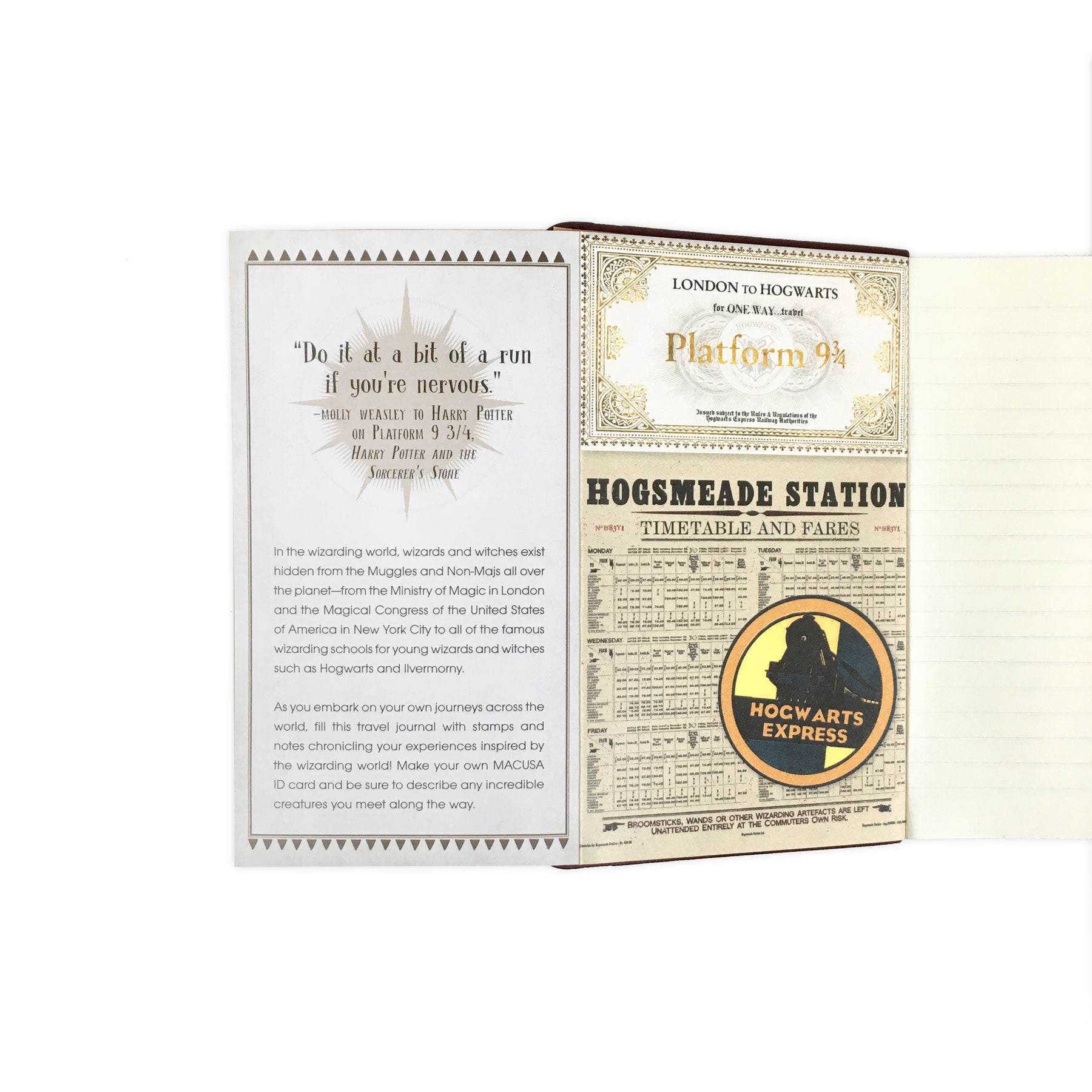 Wizarding World Travel Journal