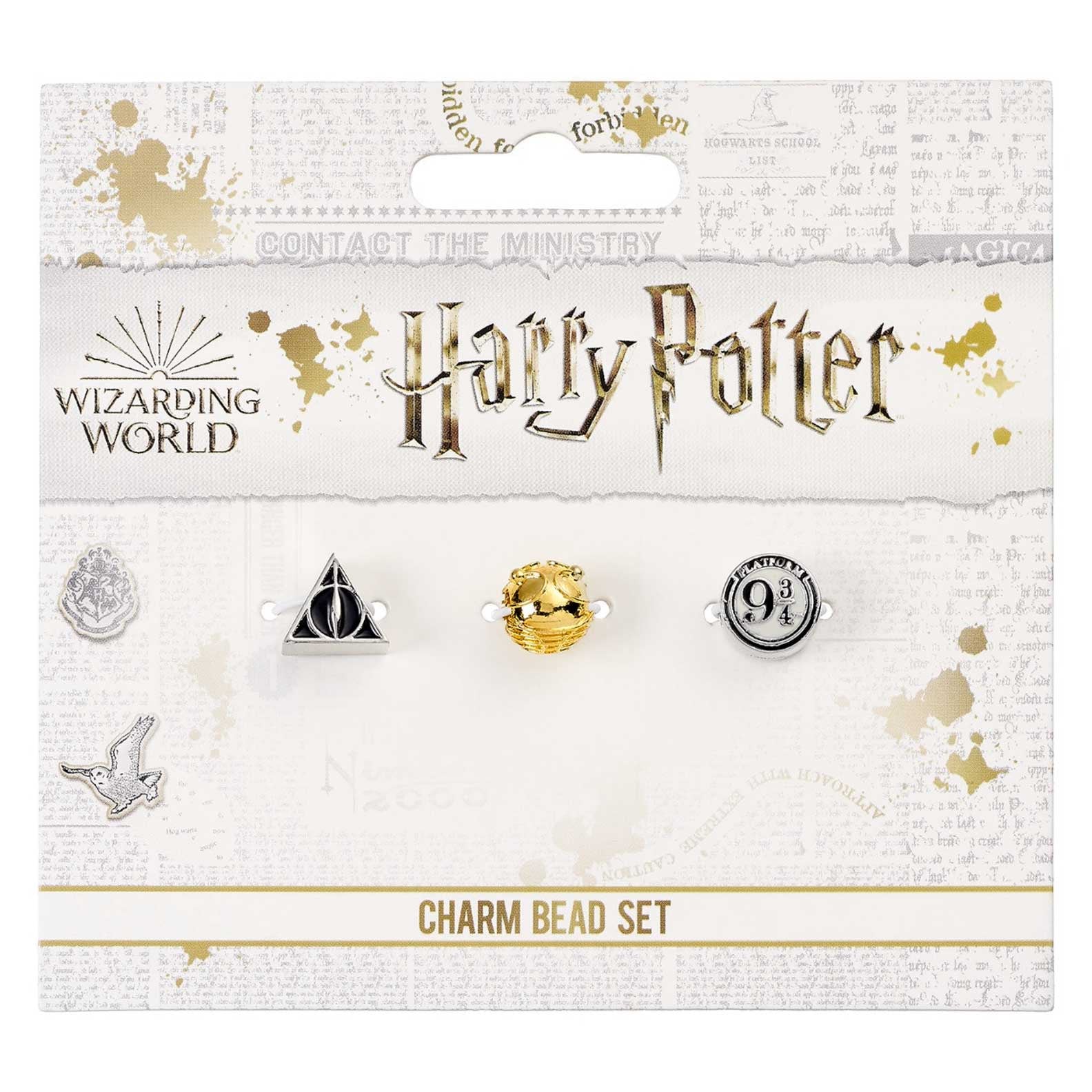 Harry Potter Charm Set 2: Golden Snitch - Deathly Hallows - Potion -  Plateform 9 3/4